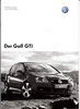 Technikprospekt VW Golf GTI Oktober 2005