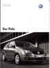 Technikprospekt VW Polo Oktober 2005