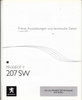 Preisliste Technik Peugeot 207 SW 1. Januar 2008