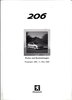 Preisliste Peugeot 206 5. März 2001
