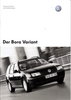 Technikprospekt  VW Bora Variant Oktober 2003