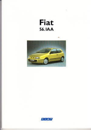 Presseliteratur Pressemappe Fiat 56. IAA Sept. 1995