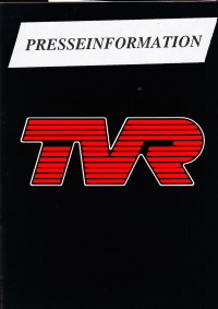 Presseliteratur Pressemappe TVR