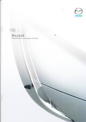 Fabrkarte  Mazda 6 Dezember 2003