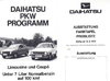 Farbkarte Daihatsu Charade September 1979