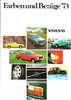 Farbkarte Volvo PKW Programm August 1972