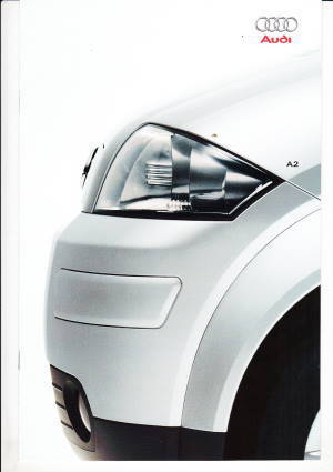 Farbkarte Technik Audi A2 März 2000