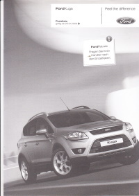 Ford Kuga Preisliste Januar 2009
