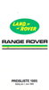 Preisliste Land Range Rover Juni 1985