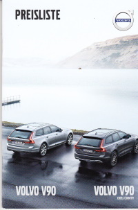 Preisliste Volvo V 90 Oktober 2016