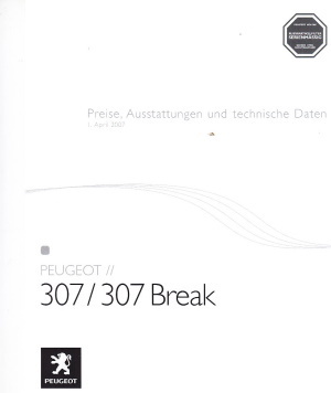 Preisliste Peugeot 307 - 307 Break April 2007