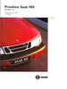 Preisliste Saab 900 Juni 1995