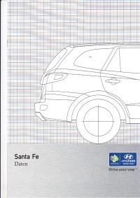 Technikprospekt  Hyundai Santa Fe April 2006