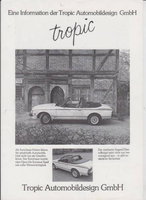 Tropic Autoprospekte