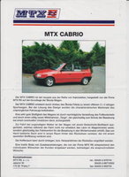 MTX Autoprospekte