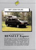 Autoprospekt Wohnmobil Top Travel Renault Espace