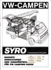 Autoprospekt Syro VW Camping Busse 1980