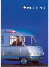 Autoprospekt Pilote Wohnmobile 1993