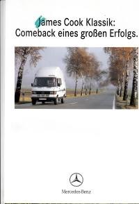 Autoprospekt Mercedes James Cook 1993