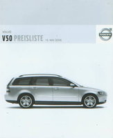 Volvo V50 Preislisten