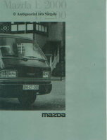 Mazda E 2000  - E 2200 Autoprospekte