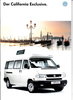 Autoprospekt VW California Exclusive Juni 1996