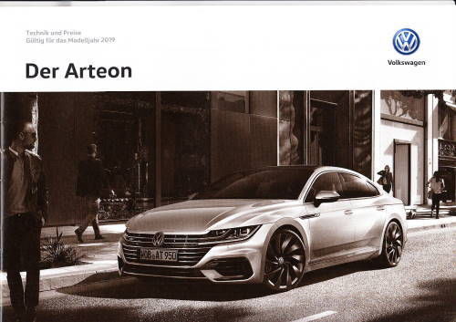 Preisliste VW Arteon Februar 2019