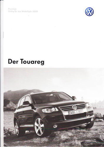 Preisliste VW Touareg Mai 2007