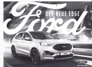 Preisliste Ford Edge August 2018 gelocht
