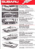 Preisliste Subaru PKW Programm 9- 1985