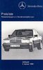 Preisliste Mercedes PKW Programm Januar 1990