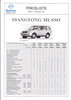 Preisliste Ssangyong Musso September 1997