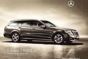 Preisliste Mercedes E Klasse T-Modell 2- 2010