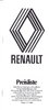 Preisliste Renault Programm September 1980
