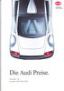 Preisliste Audi Programm September 1992