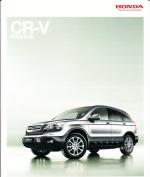 Honda CR-V Preisliste März 2008
