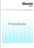 Preisliste Mazda Programm August 1996