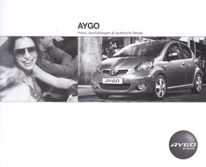 Preisliste Toyota Aygo Januar 2009