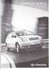 Preisliste Toyota Avensis Verso August 2001
