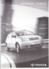 Preisliste Toyota Avensis Verso August 2001