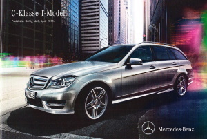 Preisliste Mercedes C Klasse T Modell April 2013