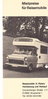 Preisliste  Reisemobile Peters 1977