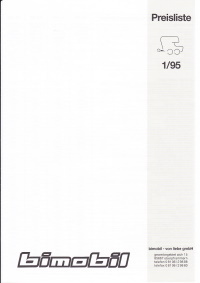 Preisliste Bimobil Wohnmobile 1 - 1995