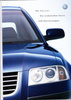 Technikprospekt VW Passat Oktober 2001