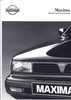 Nissan Maxima Technikprospekt Februar 1992