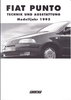 Technikprospekt Fiat Punto Dezember 1995