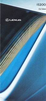 Technikprospekt Lexus IS 200 April 2001