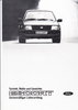Technikprospekt Ford Escort Dezember 1982