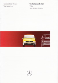 Technikprospekt Mercedes Transporter + Vito 1996