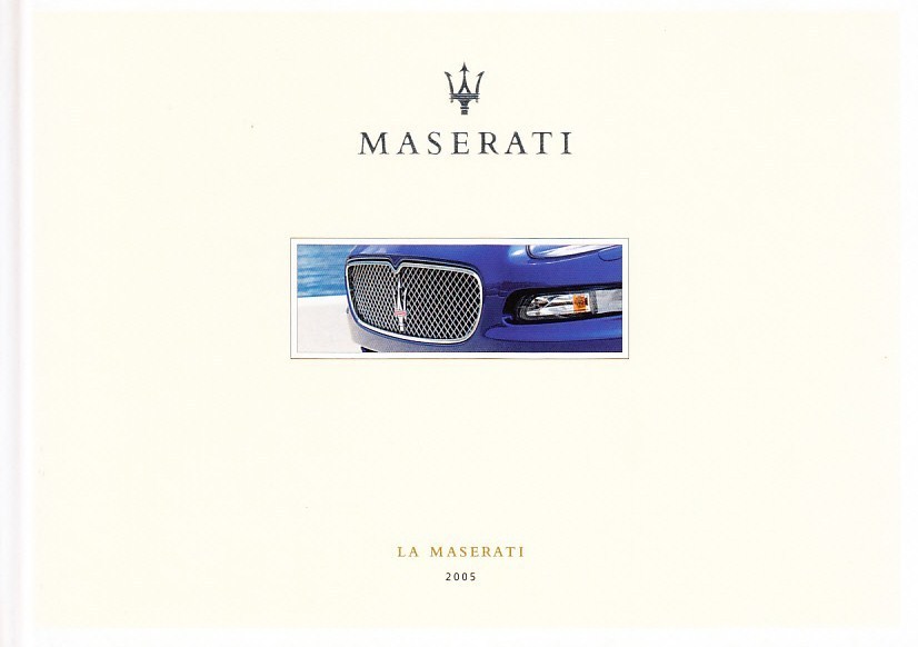 Autoprospekt Maserati PKW Programm 2005